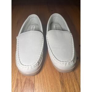 My Pillow My Slippers Leather Slip On Women's Memory Foam, Beach Beige Size 9